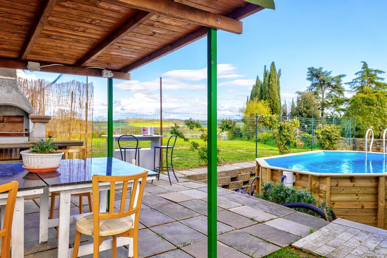 Villa Il Poggino - Modern House Foiano Della Chiana Bagian luar foto